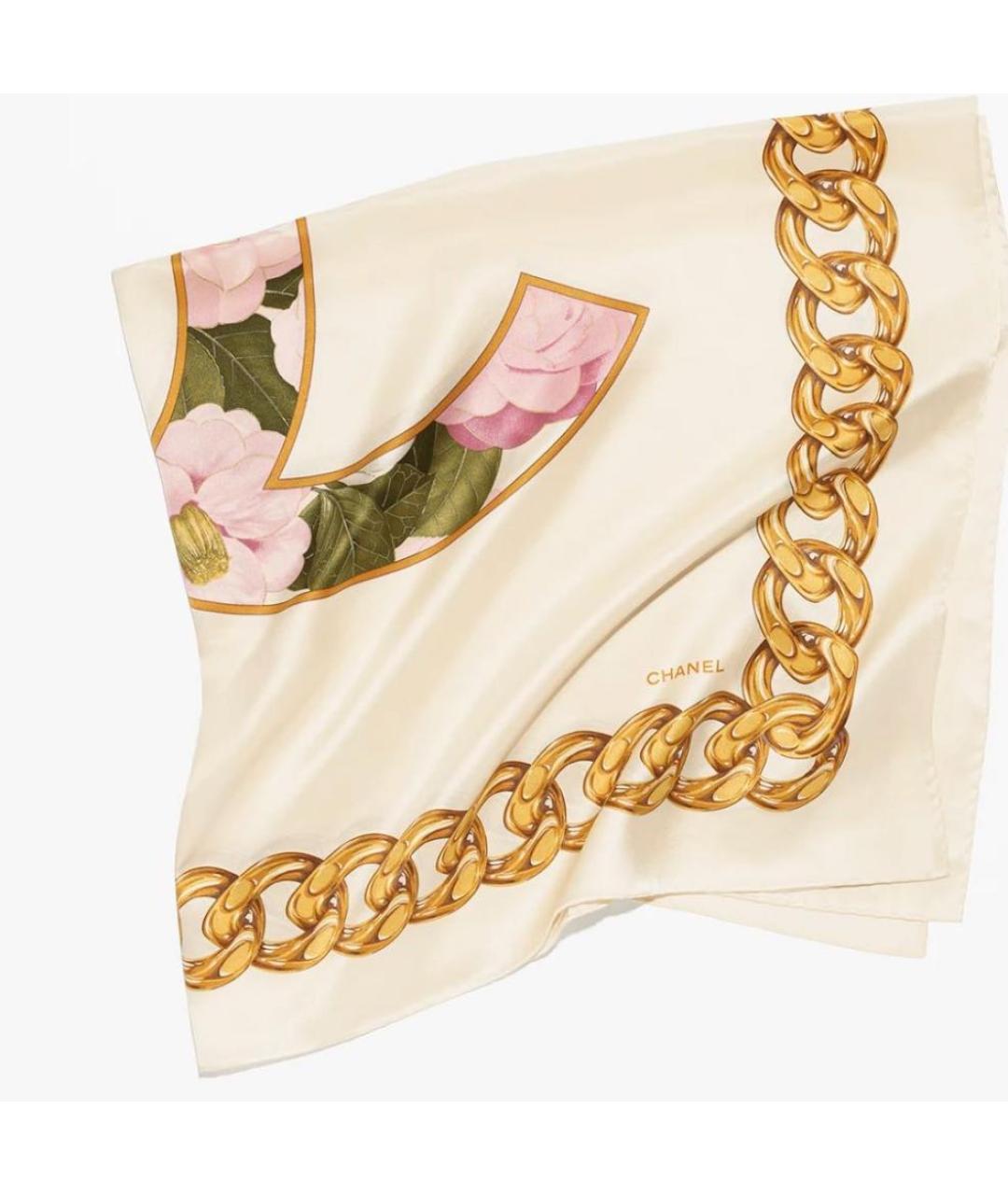 CHANEL Мульти шелковый платок, фото 2