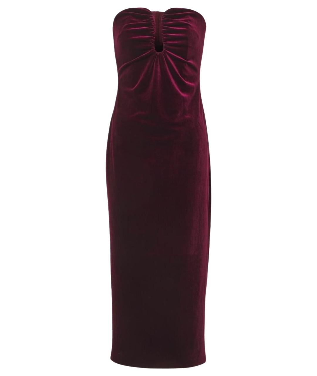 SELF-PORTRAIT Бордовое коктейльное платье, фото 1