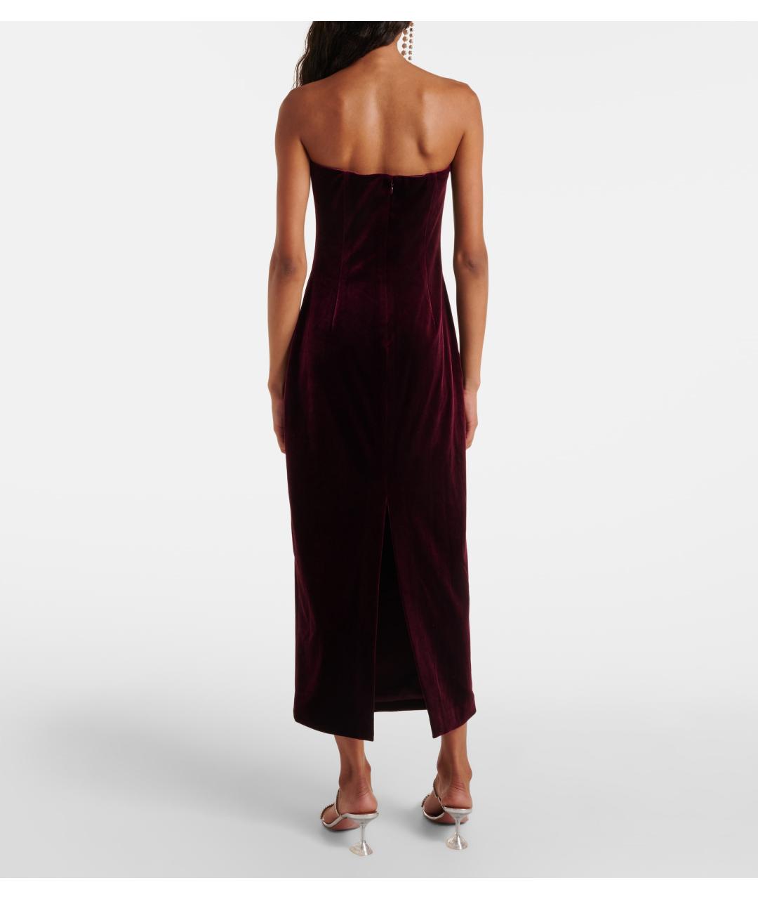 SELF-PORTRAIT Бордовое коктейльное платье, фото 6