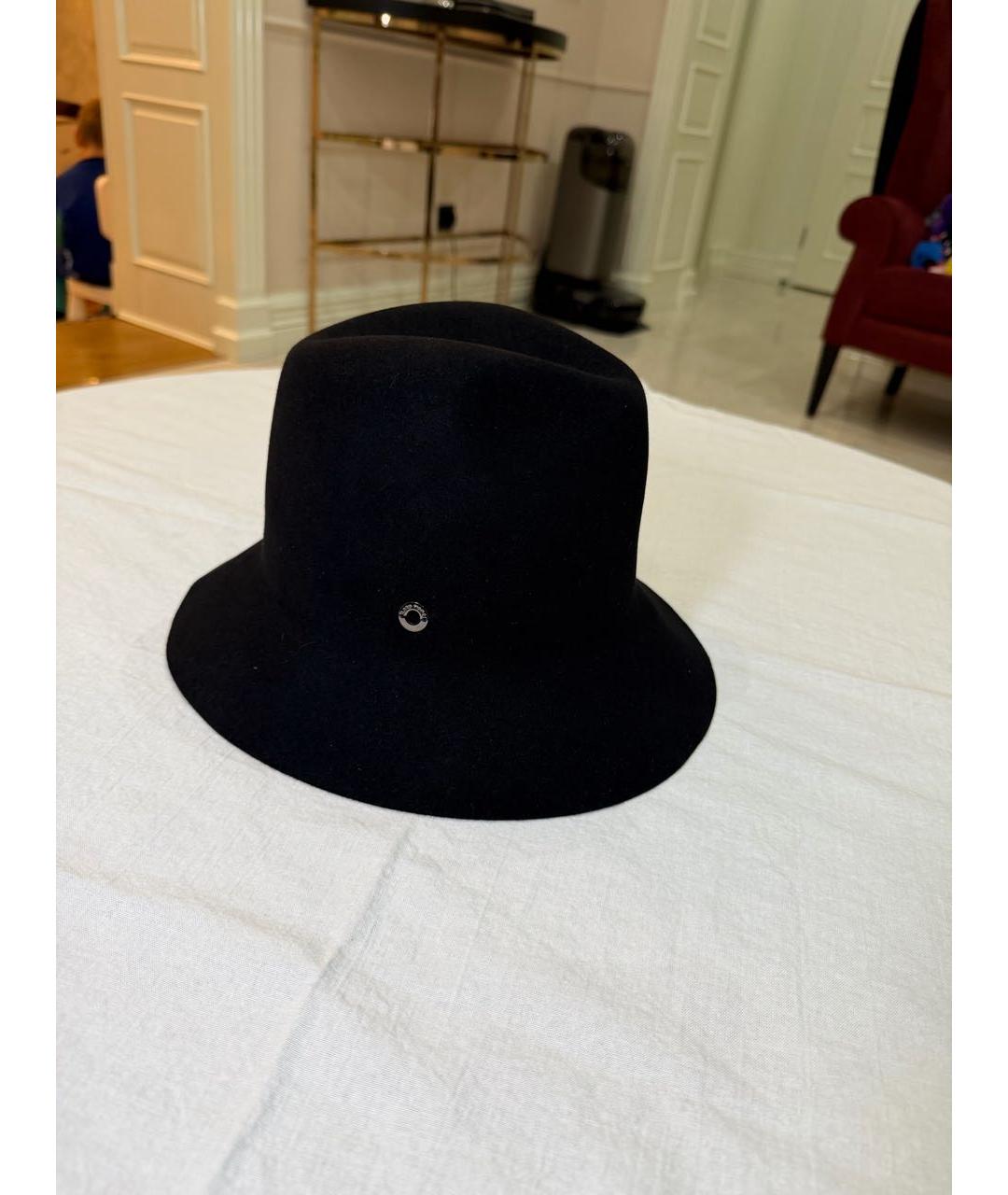 LORO PIANA Черная кашемировая шляпа, фото 2