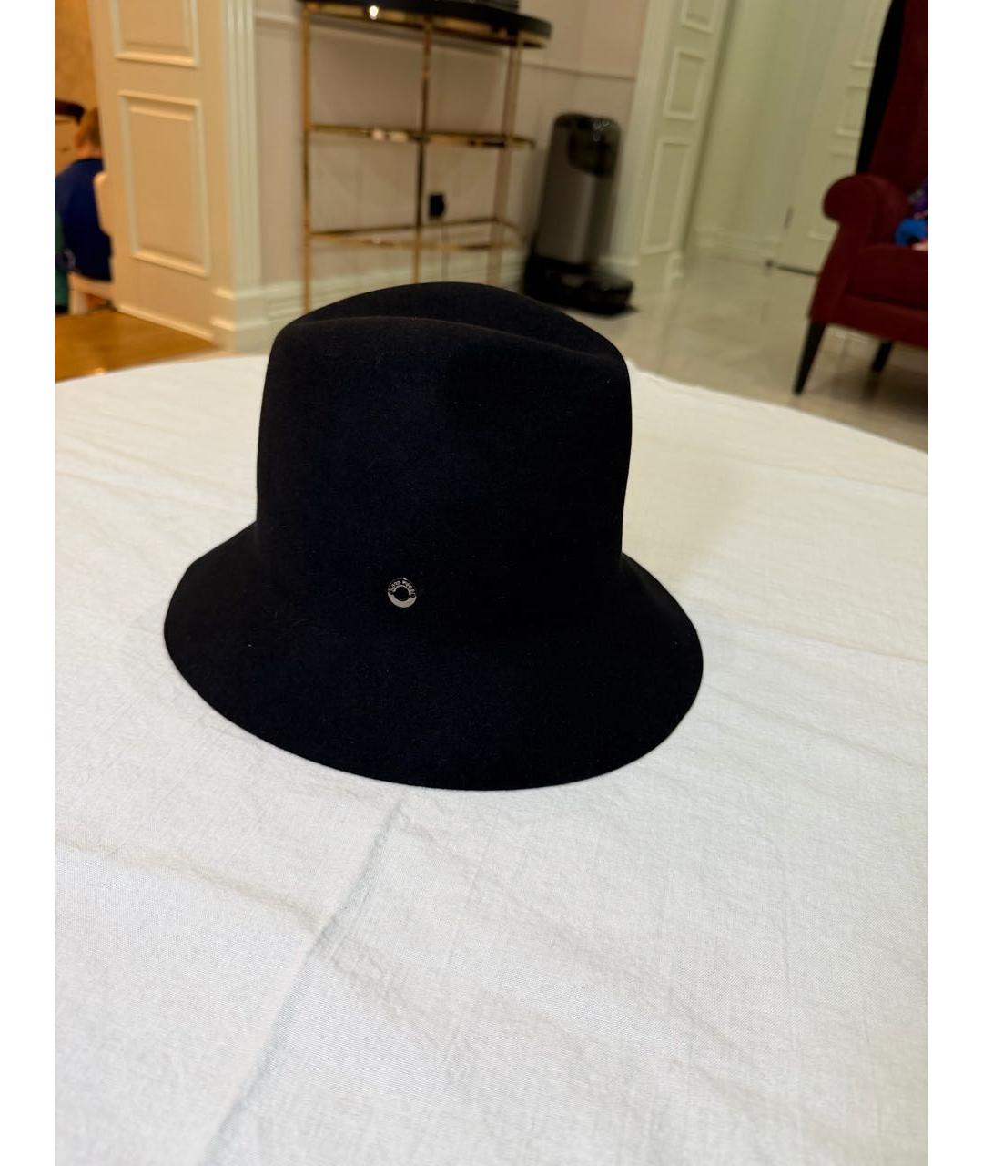 LORO PIANA Черная кашемировая шляпа, фото 3