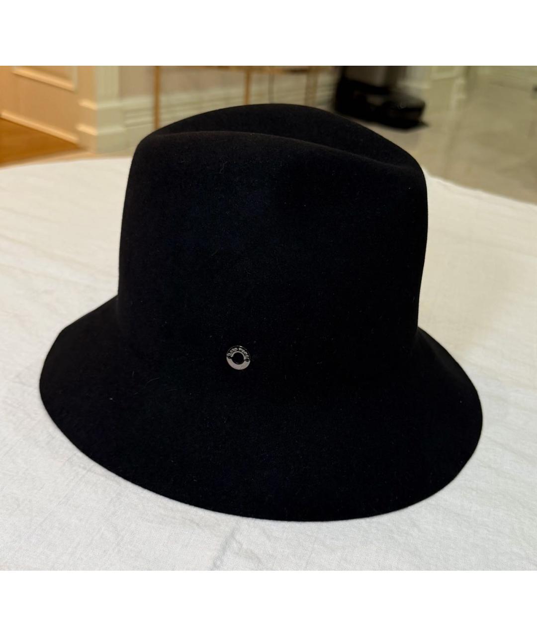 LORO PIANA Черная кашемировая шляпа, фото 7