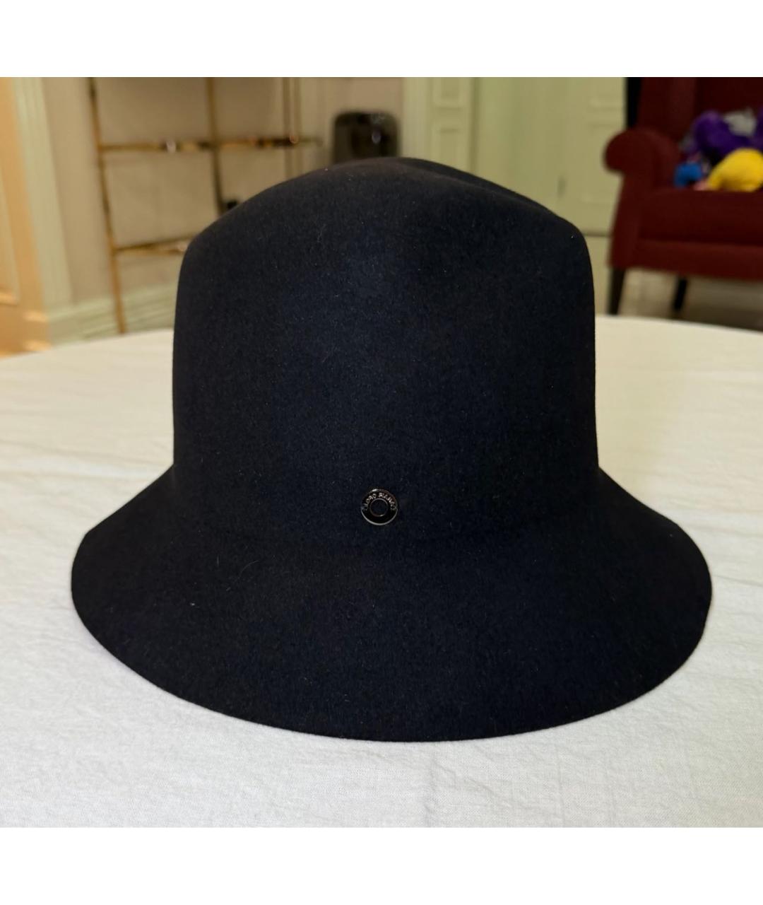 LORO PIANA Черная кашемировая шляпа, фото 2