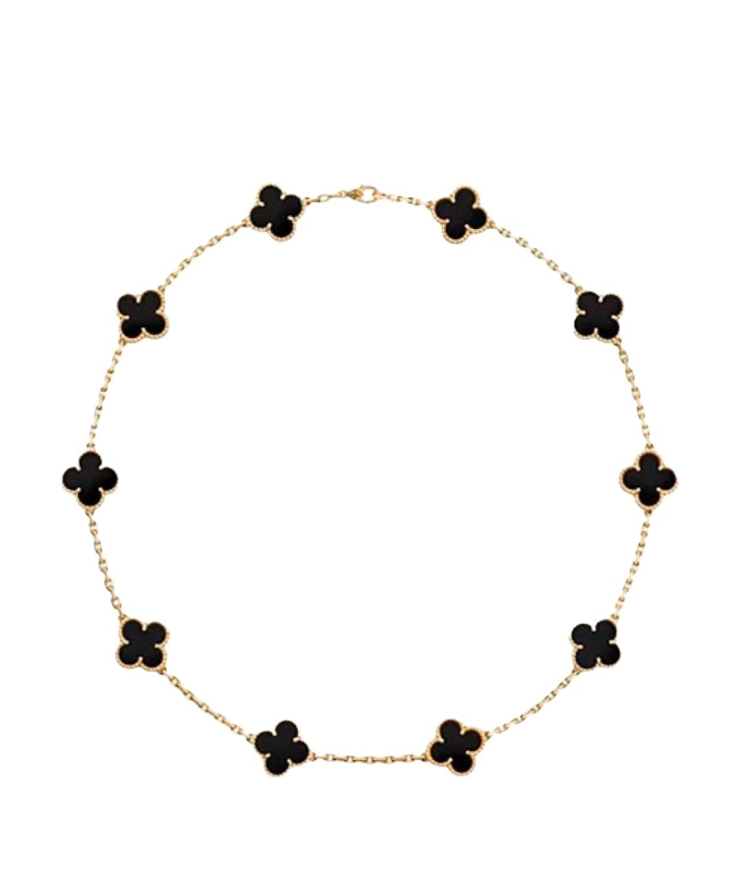 VAN CLEEF & ARPELS Черное колье из желтого золота, фото 1