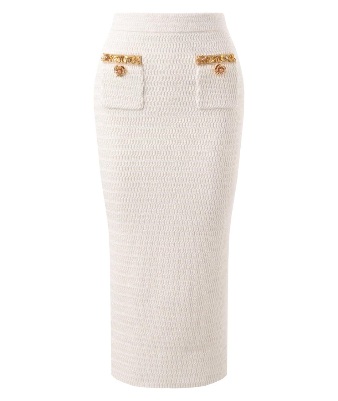 SELF-PORTRAIT Бежевая юбка миди, фото 1