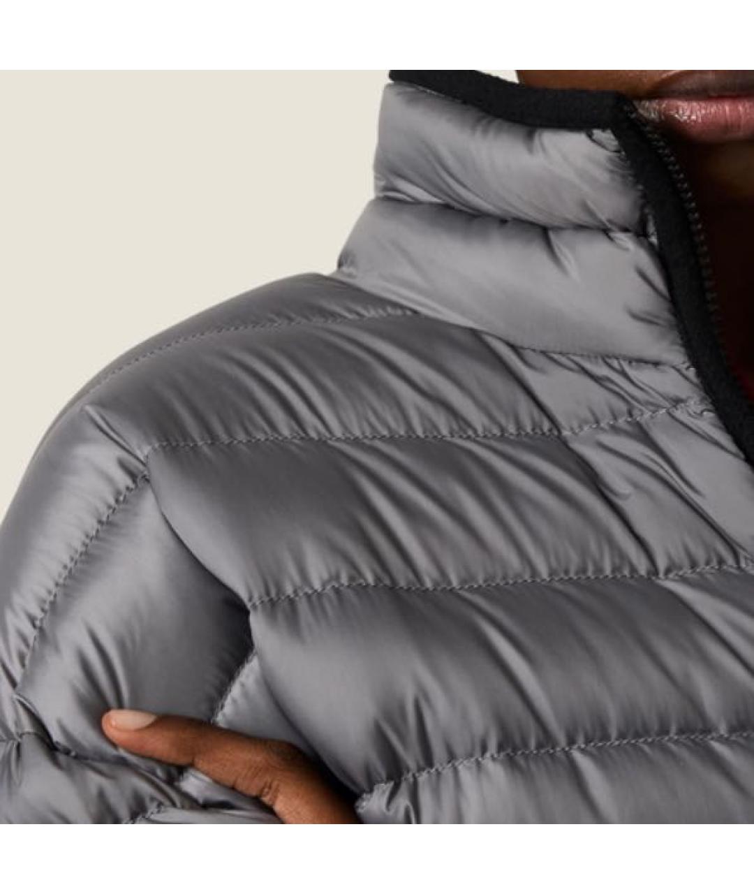 MIU MIU Серая полиэстеровая куртка, фото 4