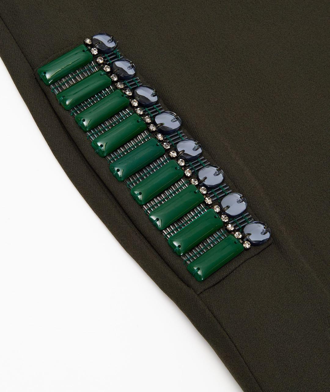 LANVIN Хаки вискозное вечернее платье, фото 4