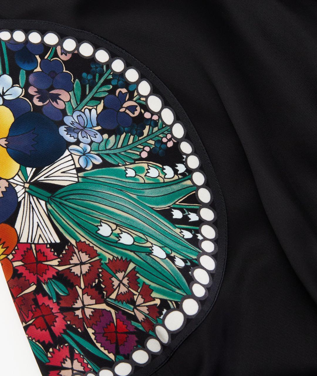 FENDI Черная вискозная блузы, фото 3