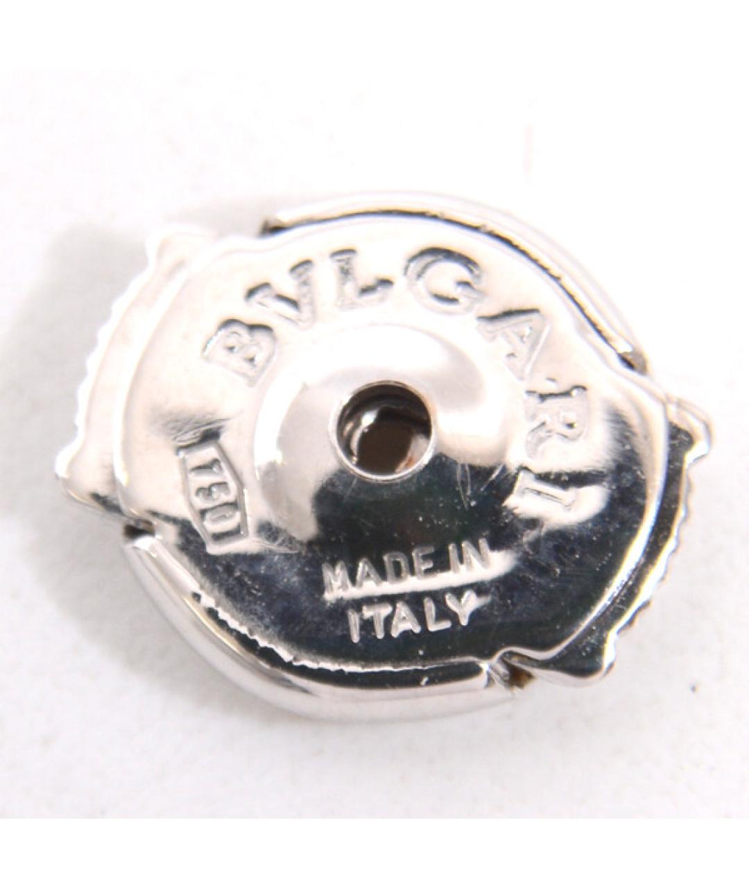 BVLGARI Серебряные серьги из белого золота, фото 4