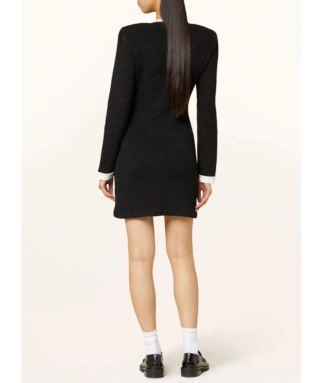 SELF-PORTRAIT Черное коктейльное платье, фото 9