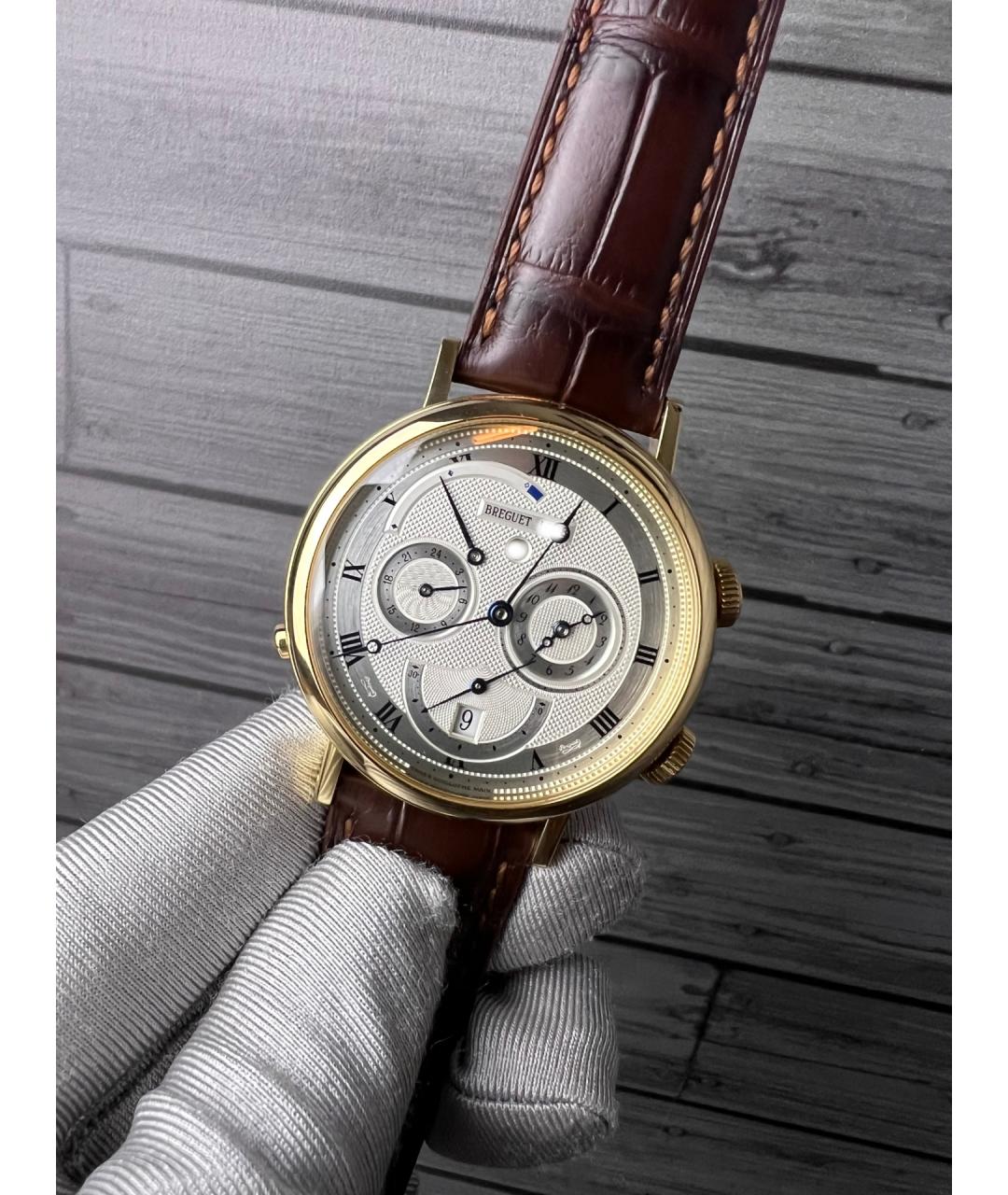 Breguet Белые часы из желтого золота, фото 2