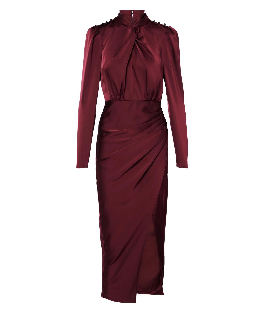SELF-PORTRAIT Бордовое коктейльное платье, фото 1
