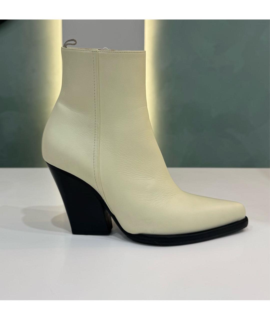 MAGDA BUTRYM Бежевые кожаные ботинки, фото 9