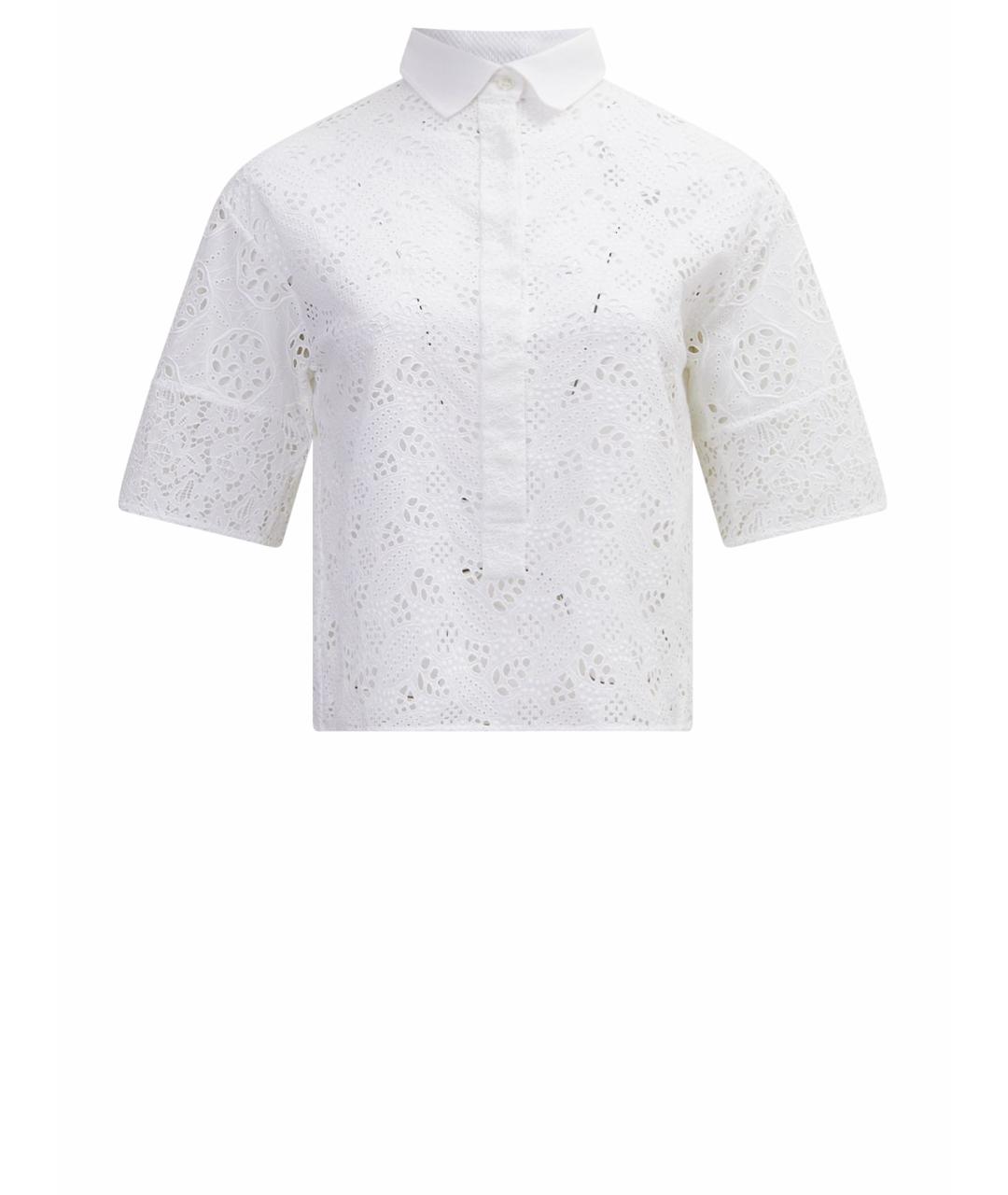 VALENTINO Белая хлопковая блузы, фото 1