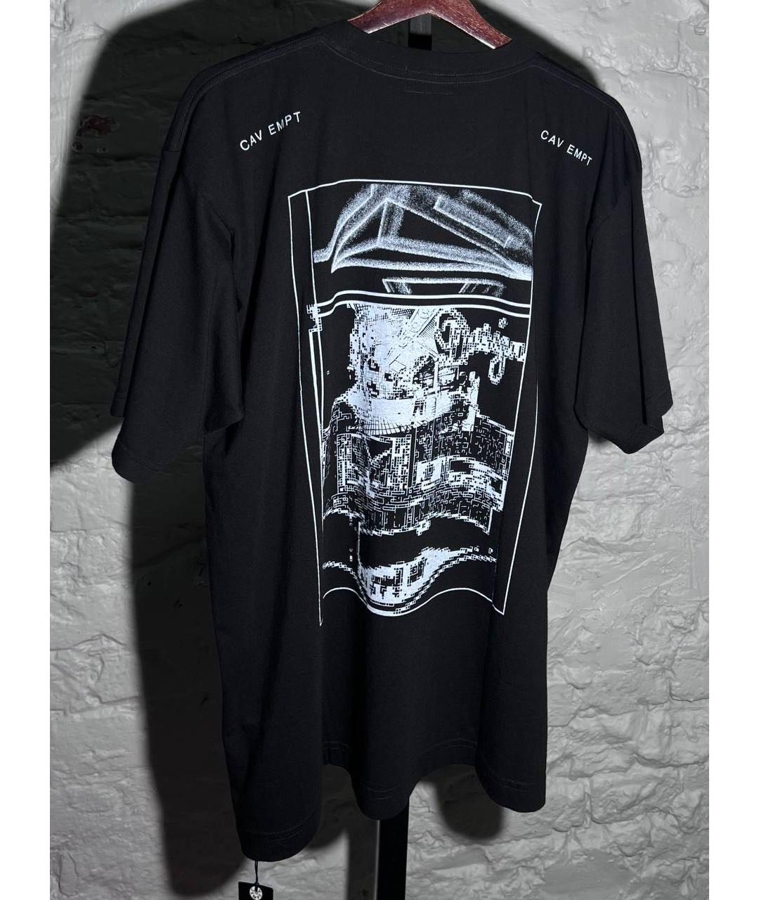 CAV EMPT Черная хлопковая футболка, фото 2