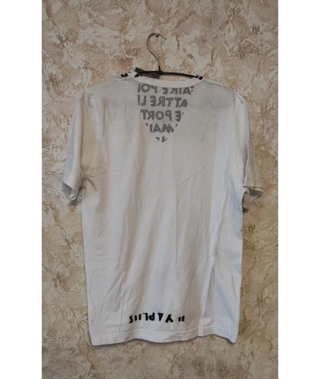 MAISON MARGIELA Белая хлопковая футболка, фото 2