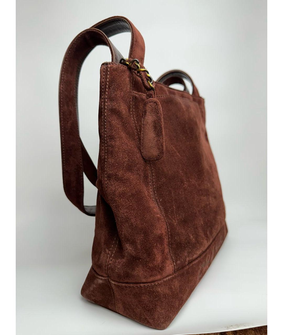 CHANEL Бордовая замшевая сумка через плечо, фото 2