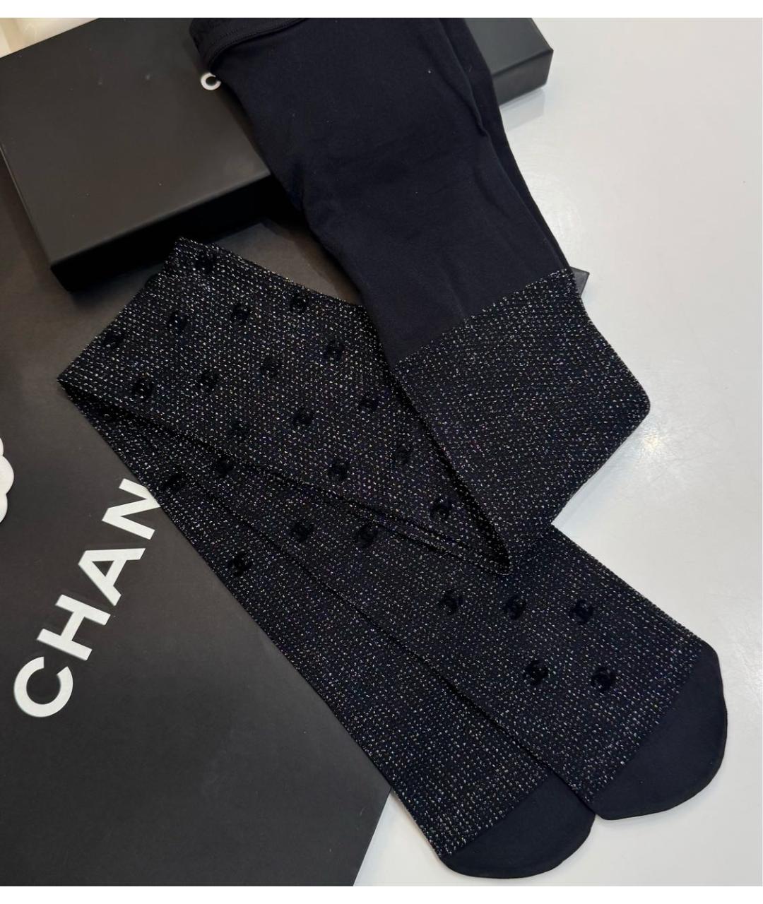 CHANEL Черные носки, чулки и колготы, фото 6