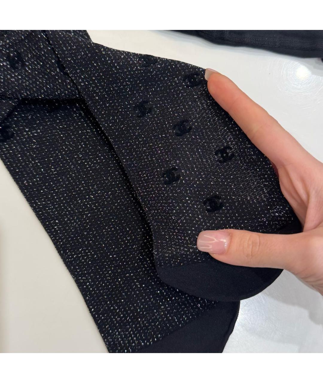 CHANEL Черные носки, чулки и колготы, фото 2