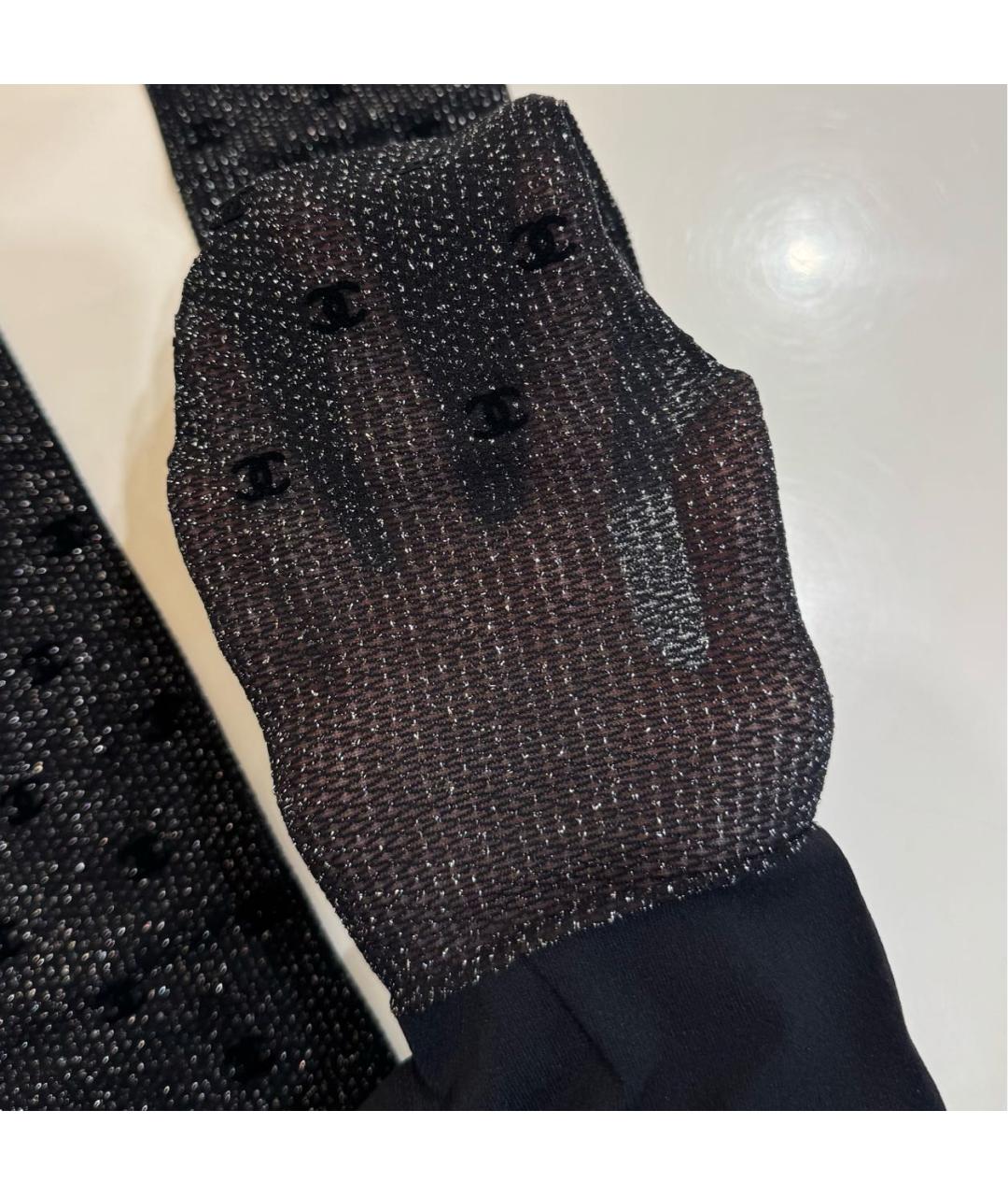 CHANEL Черные носки, чулки и колготы, фото 5