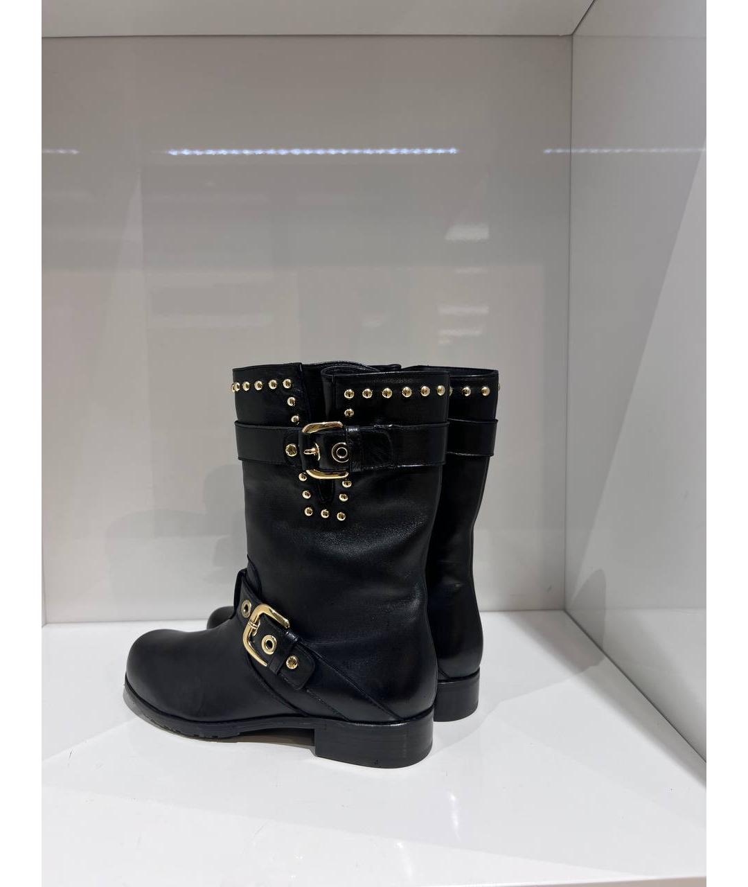 STUART WEITZMAN Черные кожаные ботинки, фото 3