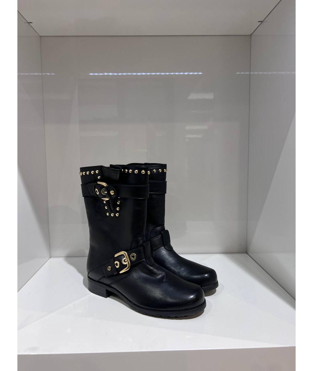 STUART WEITZMAN Черные кожаные ботинки, фото 4