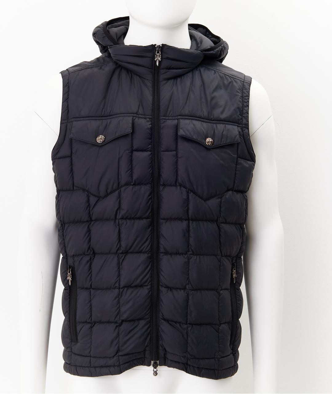 CHROME HEARTS Черный полиамидовый жилет, фото 7