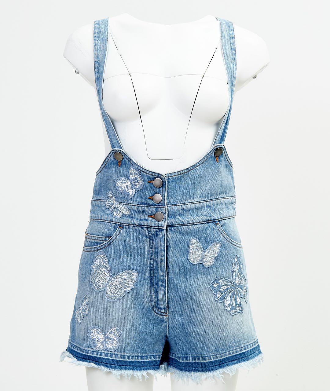 VALENTINO Голубой хлопковый комбинезон, фото 6