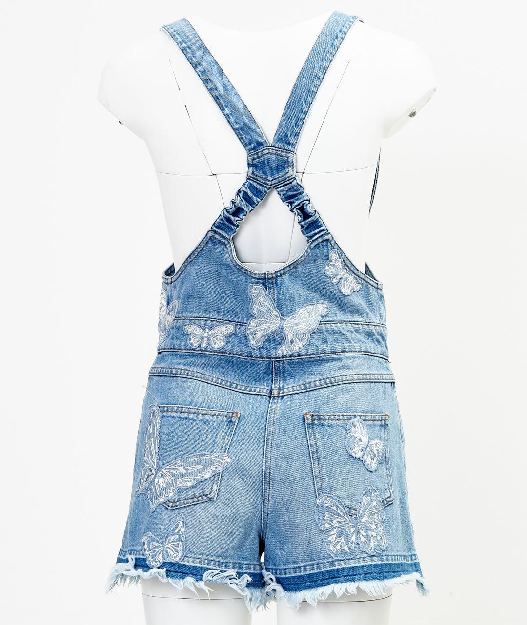 VALENTINO Голубой хлопковый комбинезон, фото 2