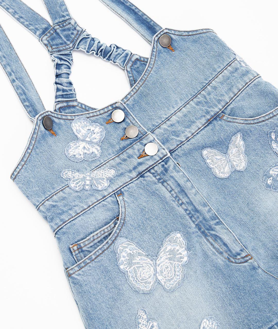 VALENTINO Голубой хлопковый комбинезон, фото 3