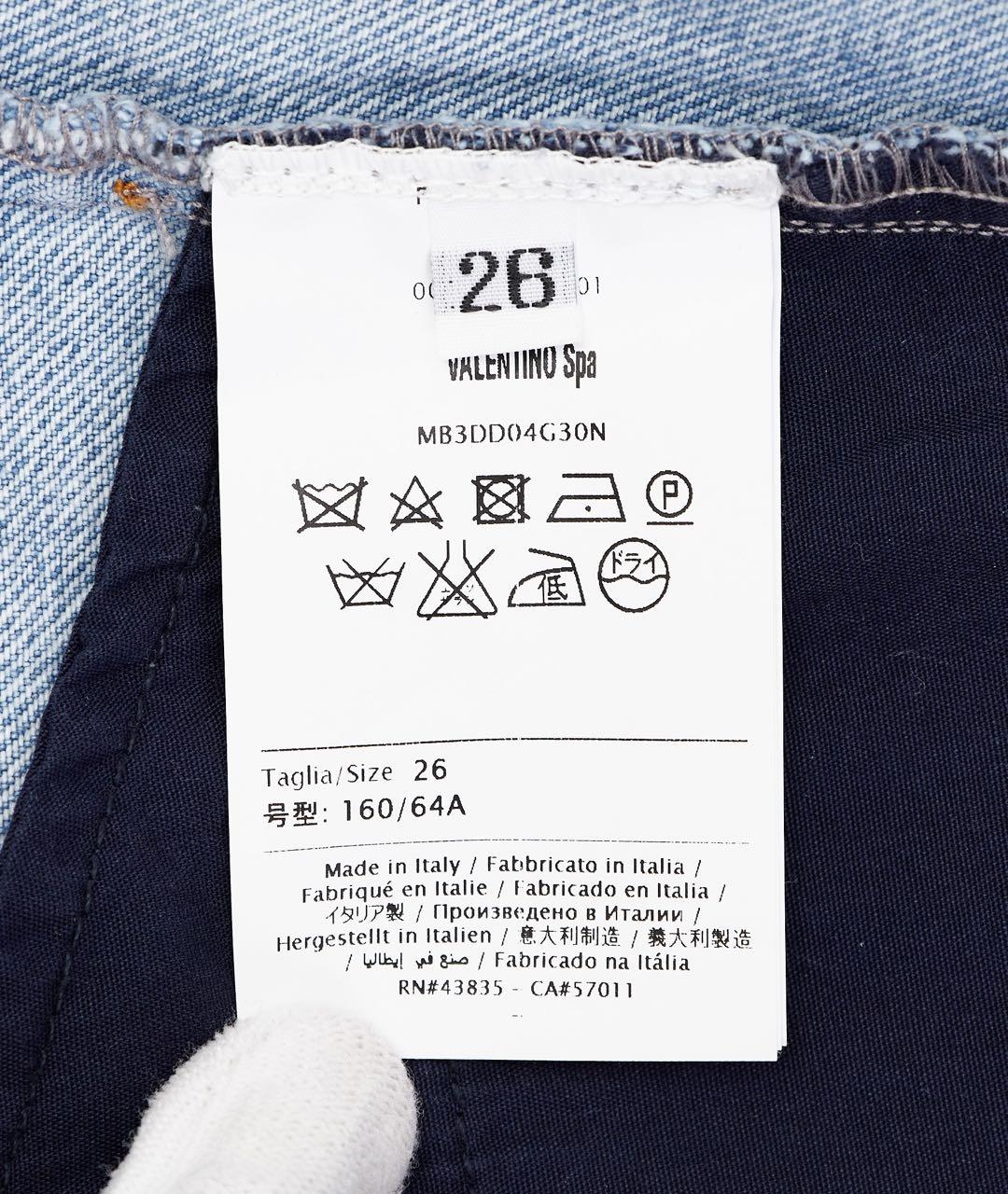 VALENTINO Голубой хлопковый комбинезон, фото 5