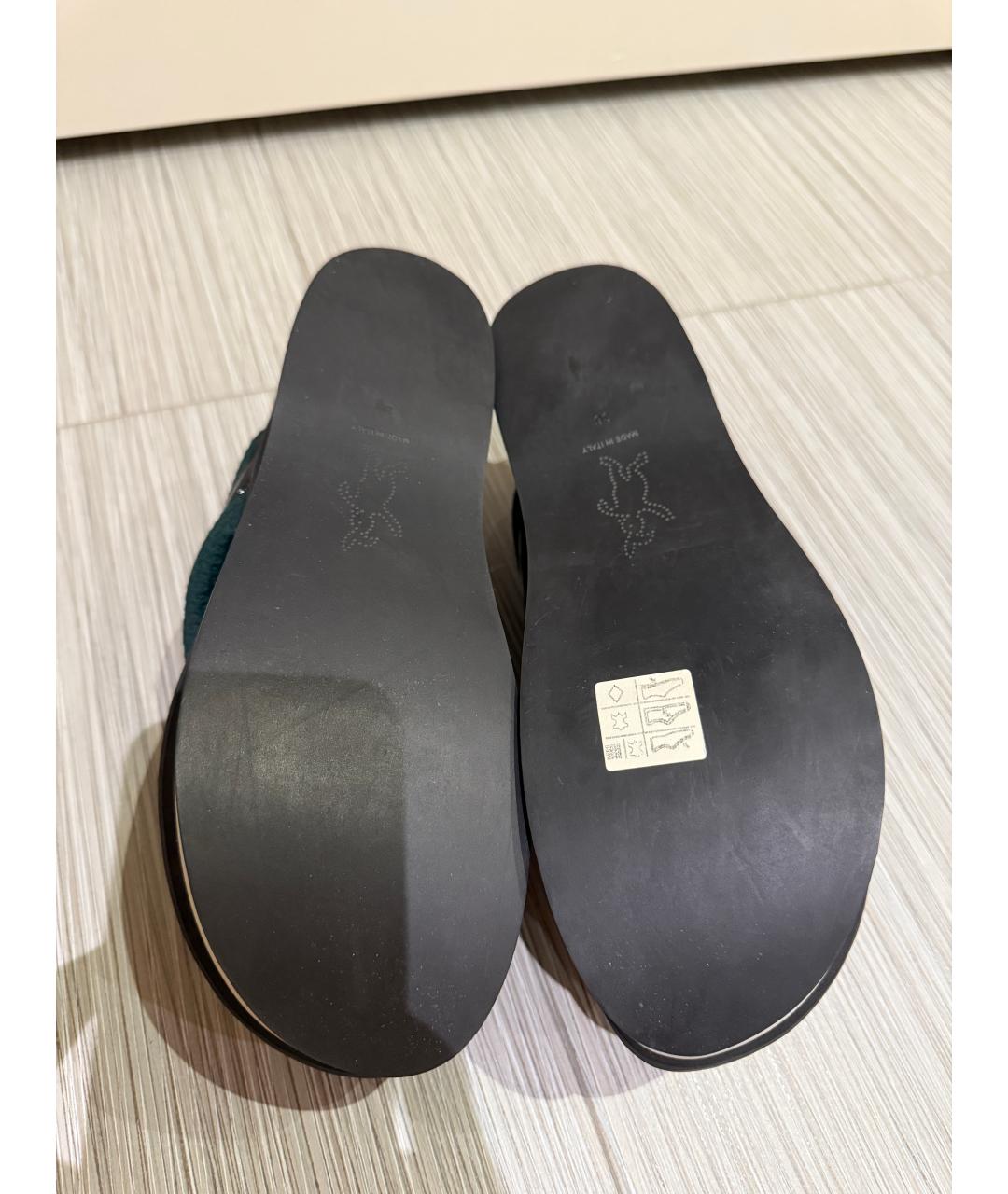 MARNI Черные кожаные сандалии, фото 5