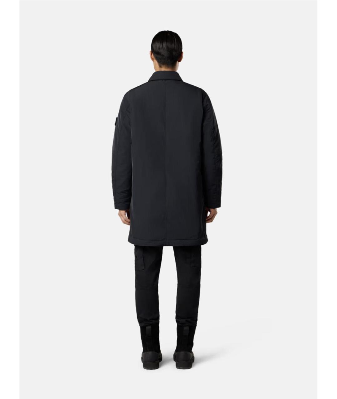 STONE ISLAND Темно-синяя полиамидовая куртка, фото 6