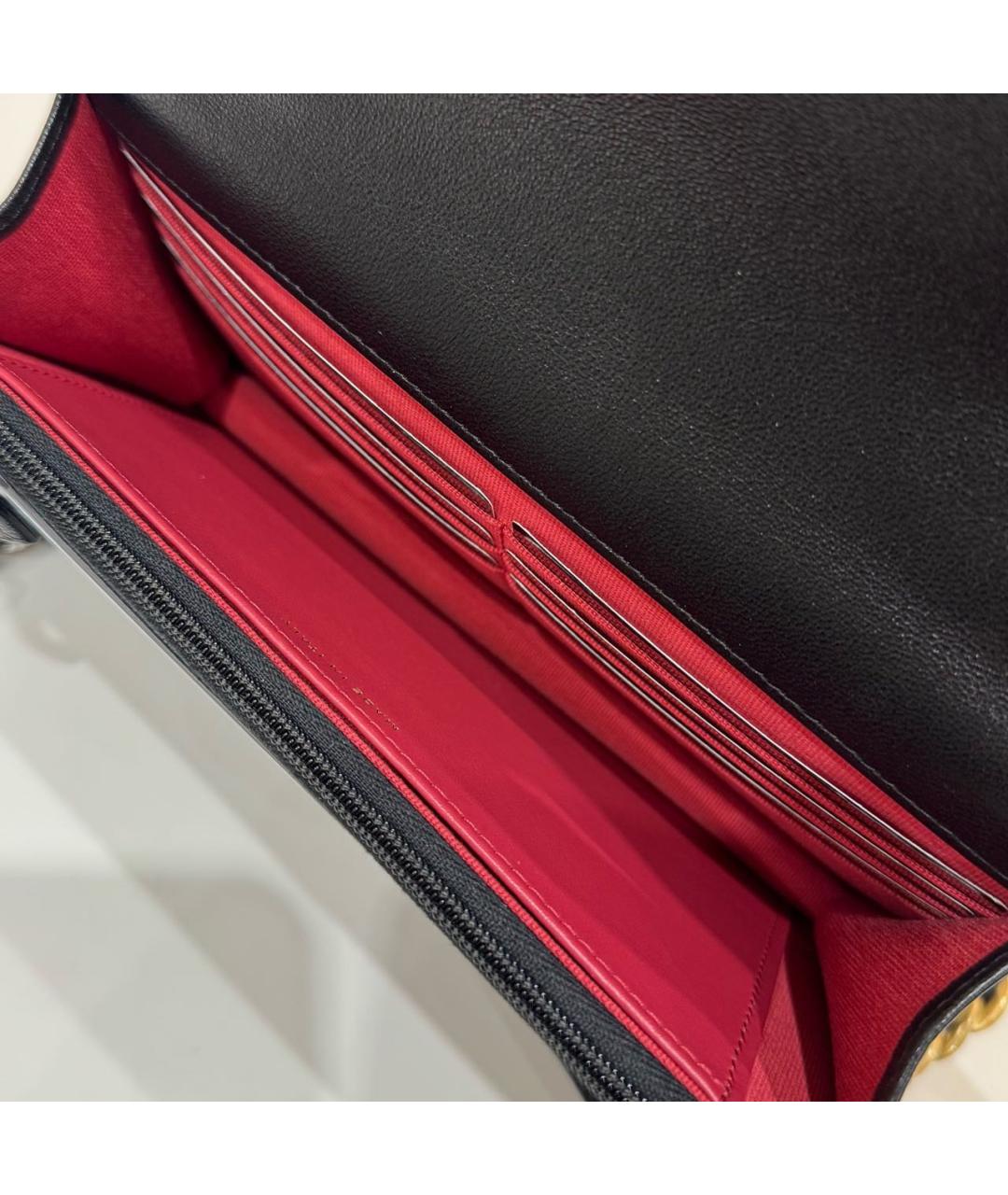 CHANEL Черная кожаная сумка через плечо, фото 5