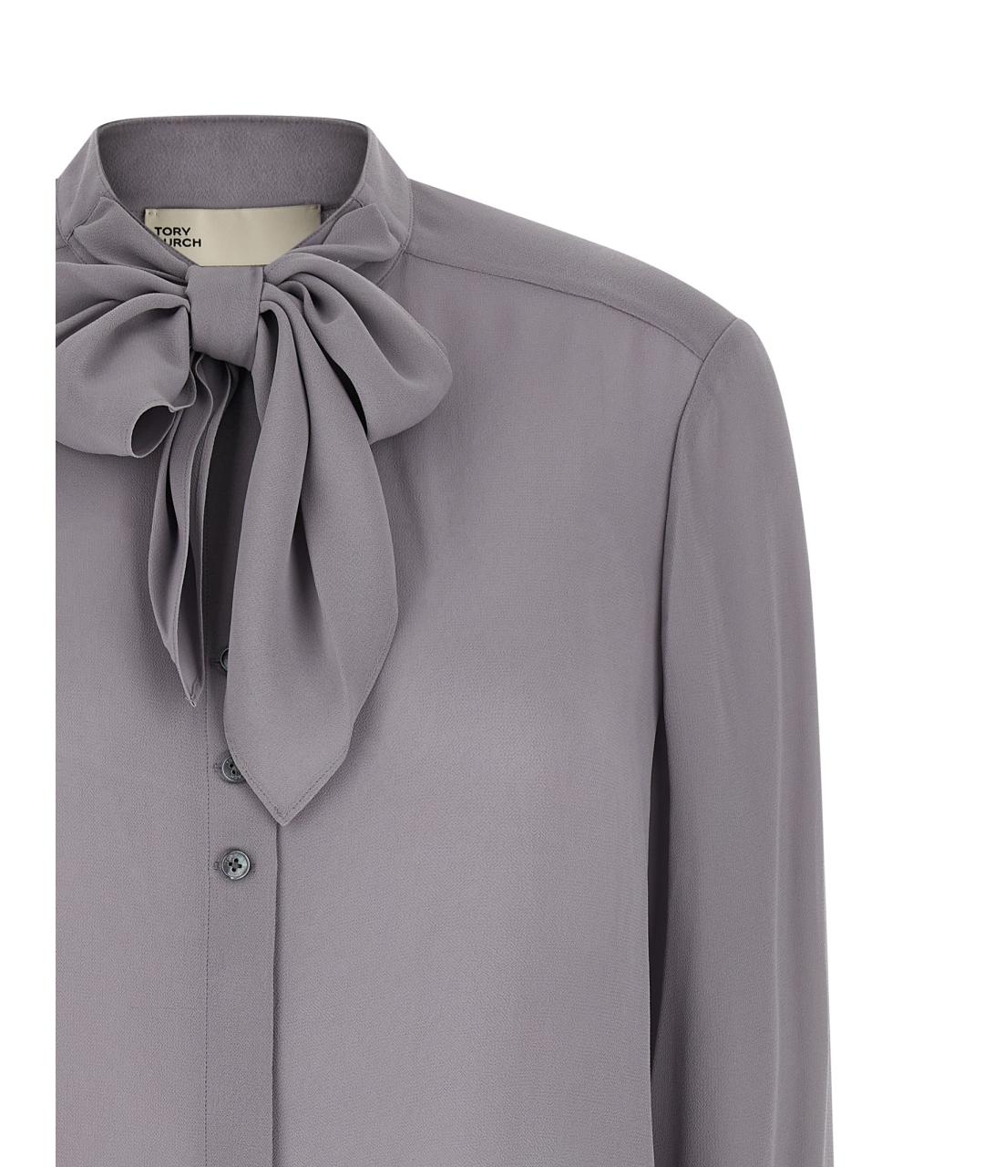 TORY BURCH Серая вискозная блузы, фото 2