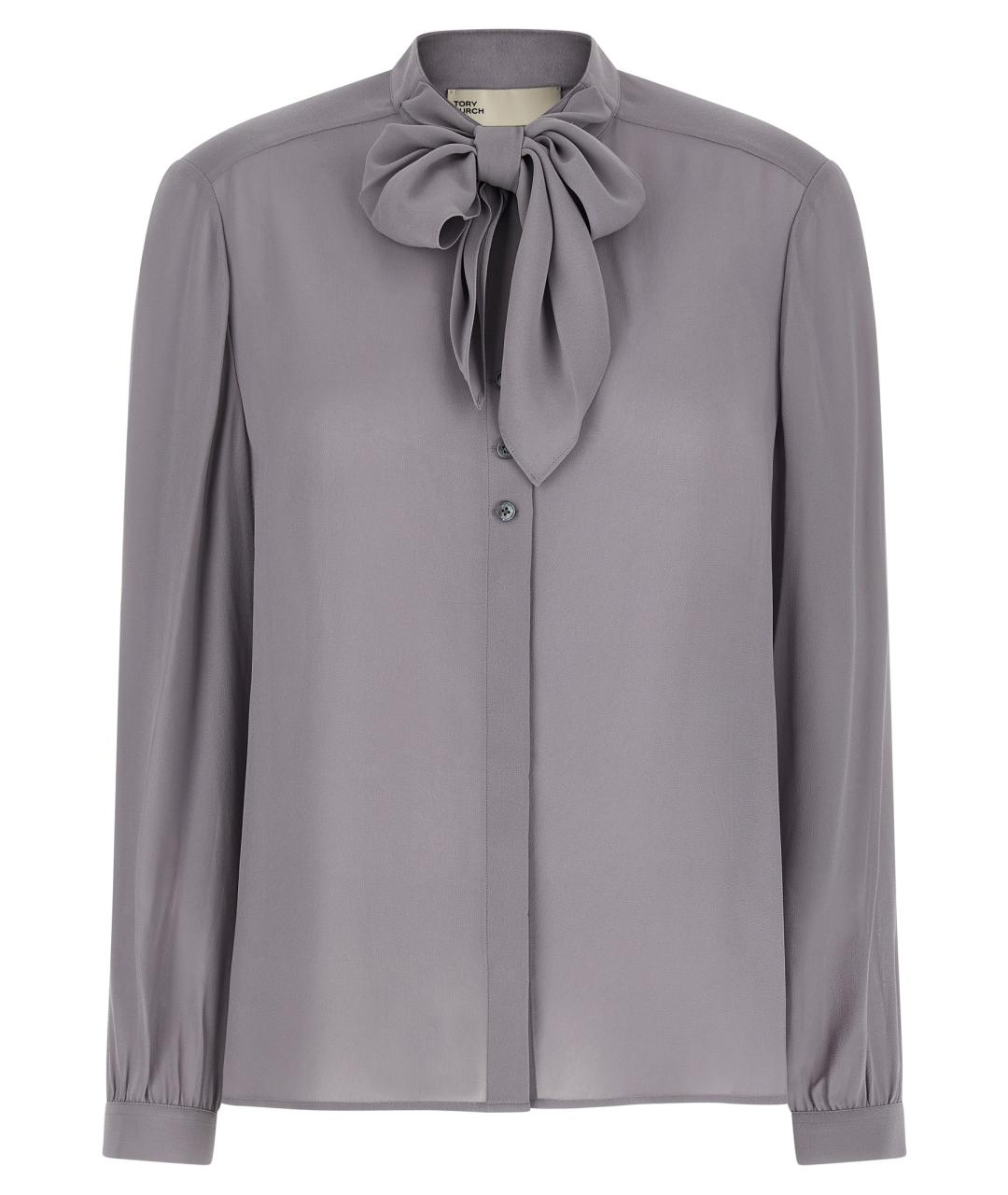 TORY BURCH Серая вискозная блузы, фото 1