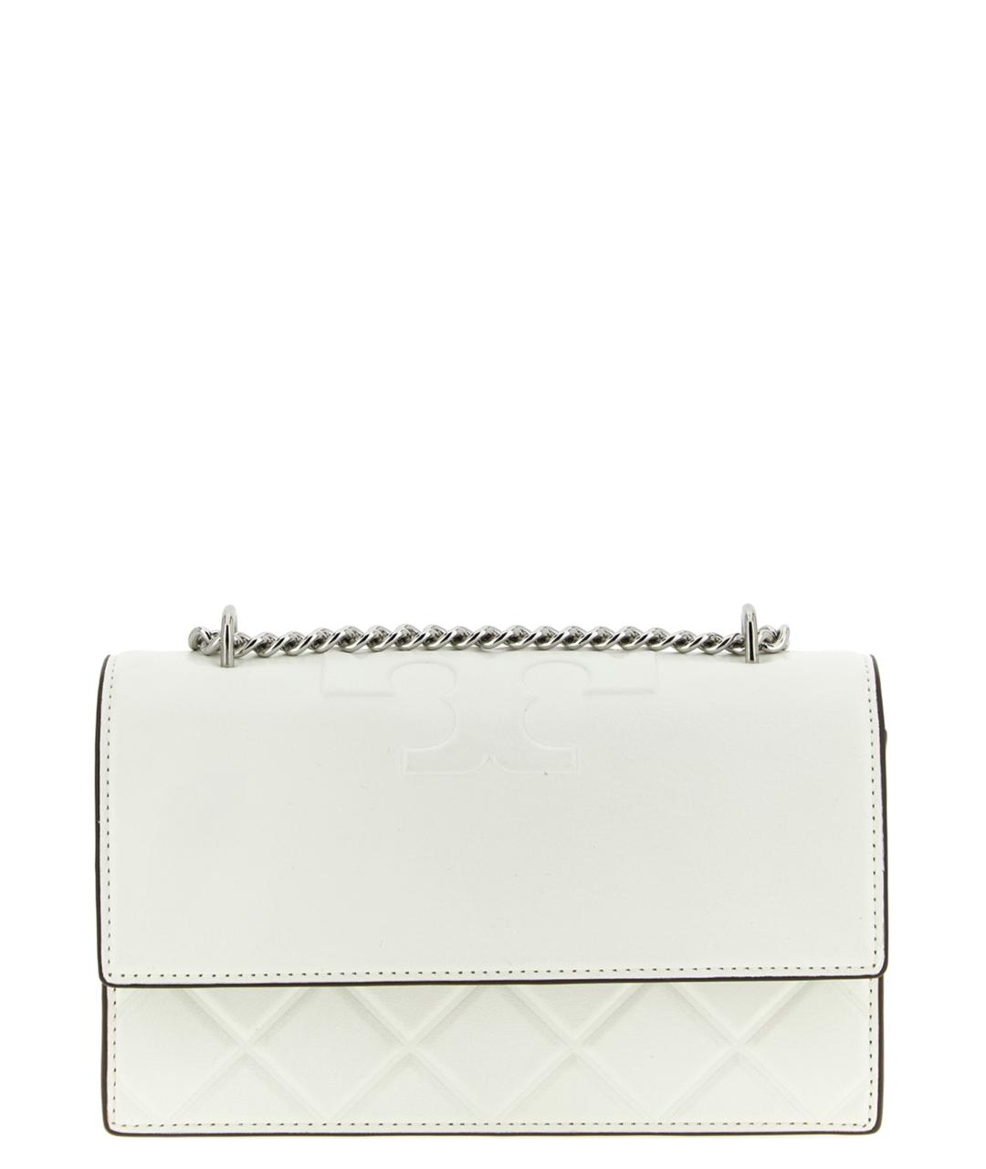 TORY BURCH Белая кожаная сумка через плечо, фото 1