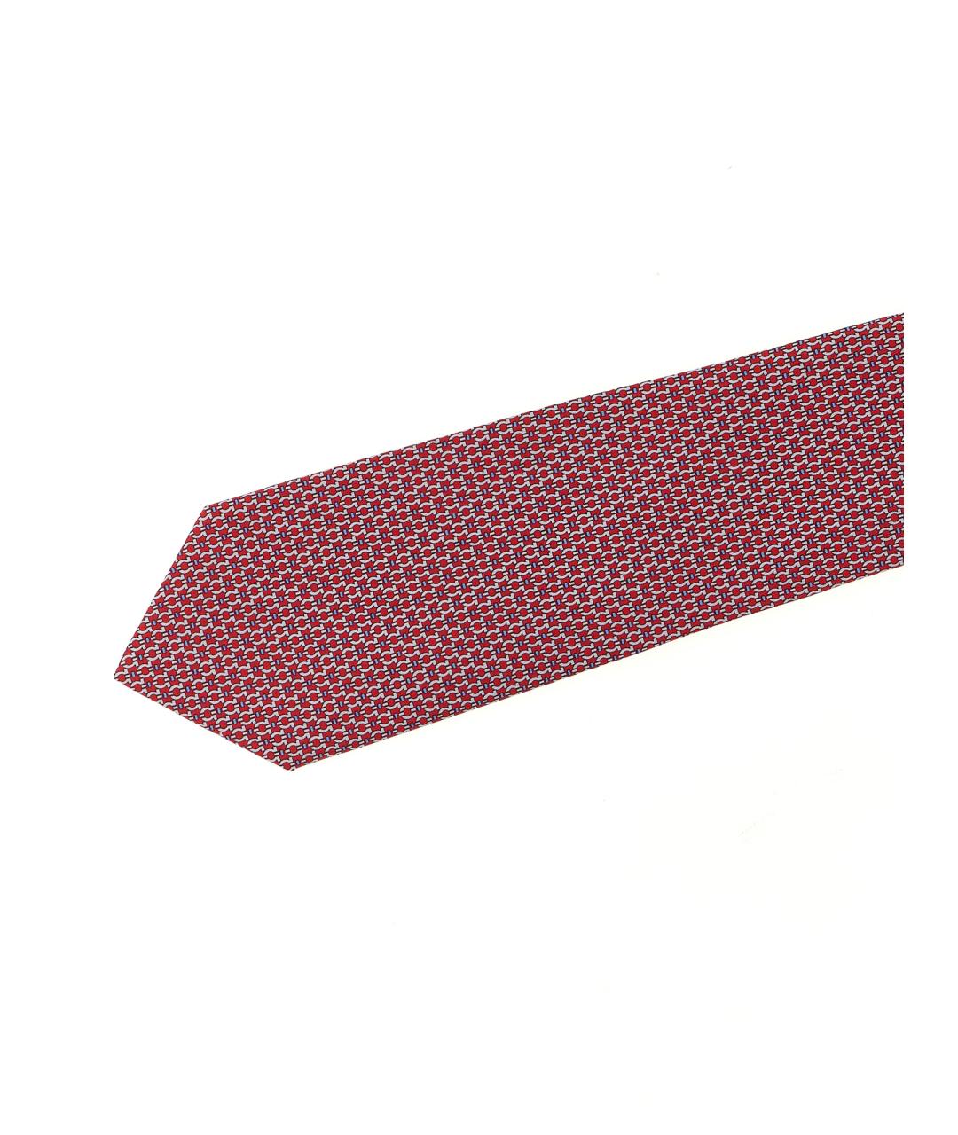 FERRAGAMO Розовый шелковый галстук, фото 3