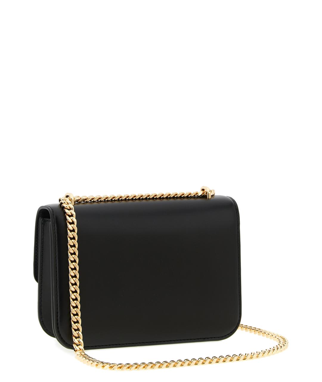 TORY BURCH Черная кожаная сумка через плечо, фото 2