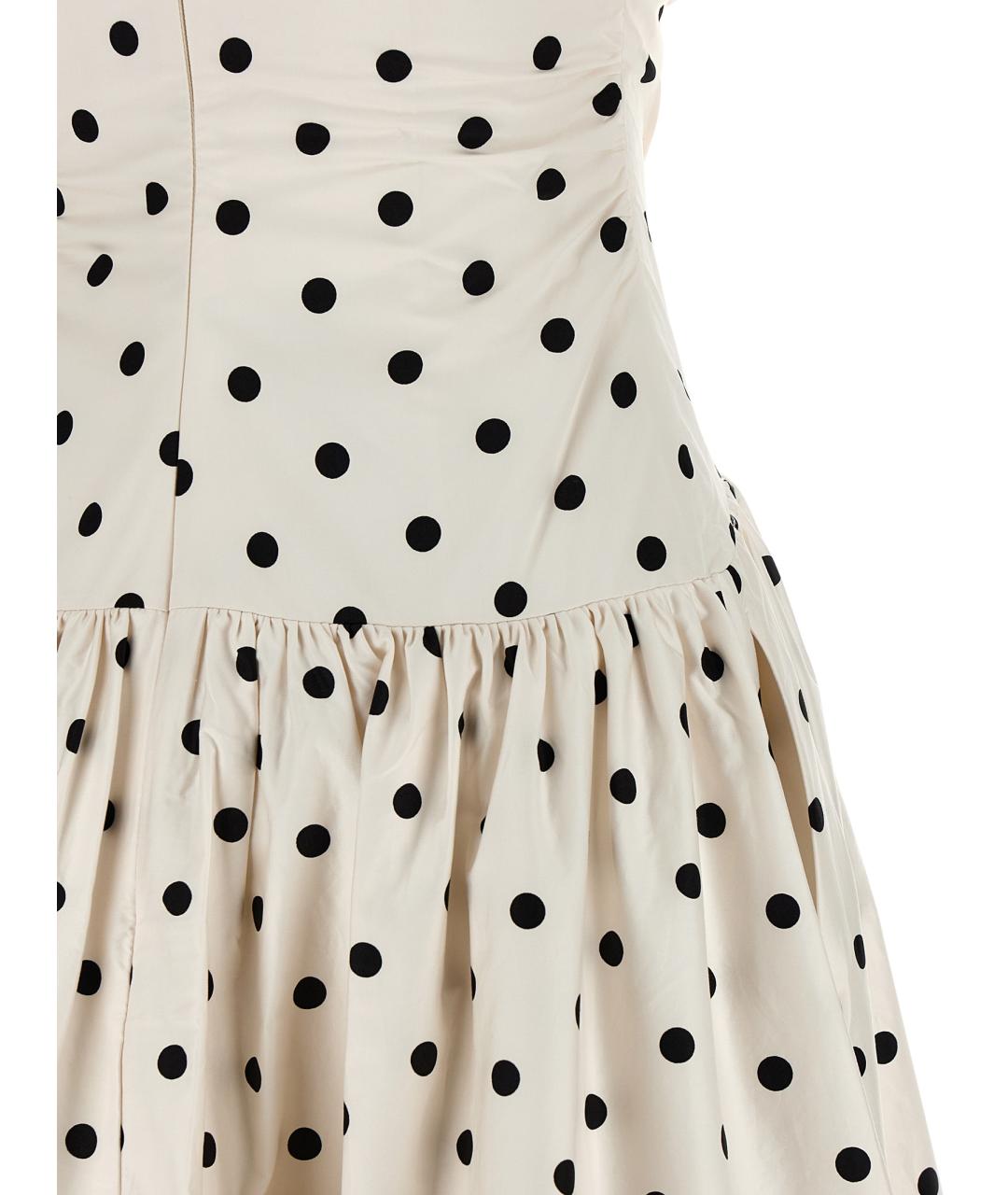 SELF-PORTRAIT Белое хлопковое коктейльное платье, фото 4