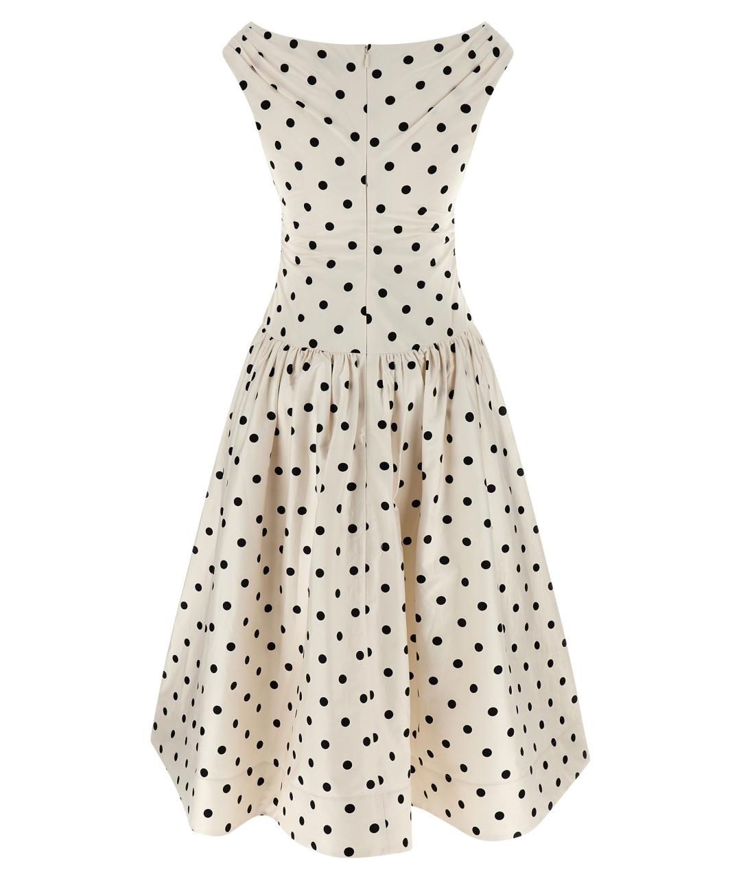 SELF-PORTRAIT Белое хлопковое коктейльное платье, фото 2