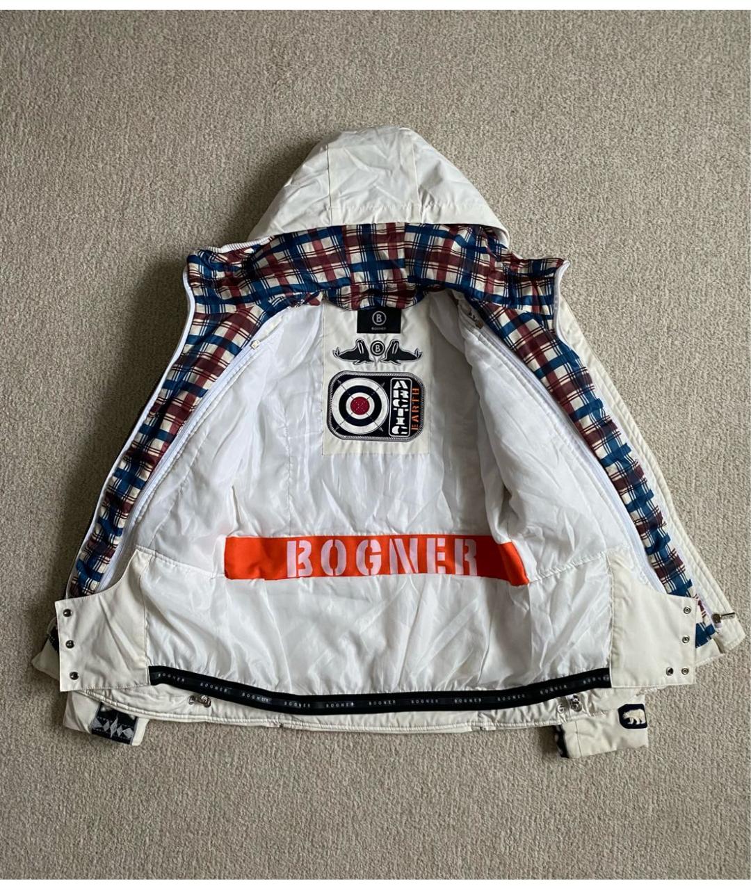 BOGNER Белая синтетическая куртка, фото 4