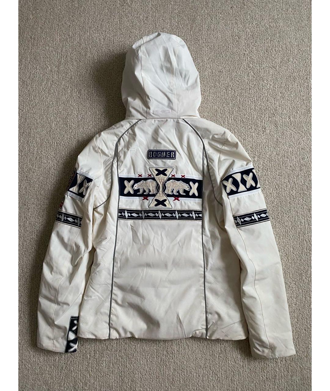 BOGNER Белая синтетическая куртка, фото 2