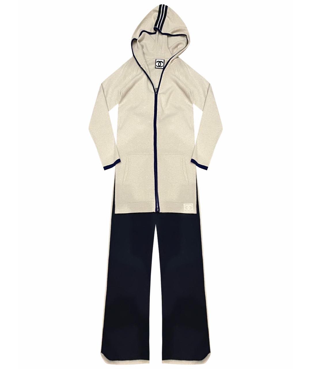 CHANEL Мульти кашемировый костюм с брюками, фото 1