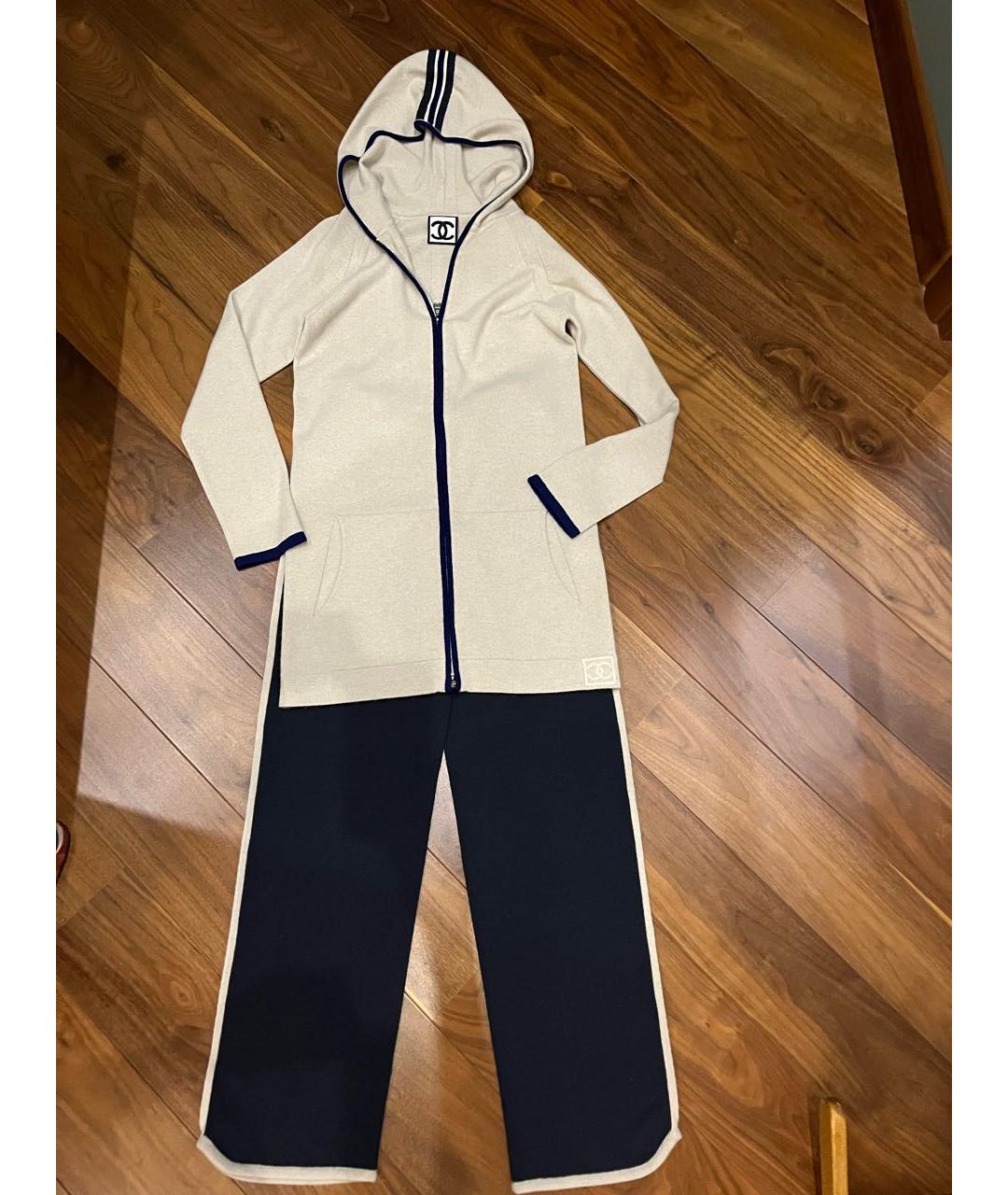 CHANEL Мульти кашемировый костюм с брюками, фото 9