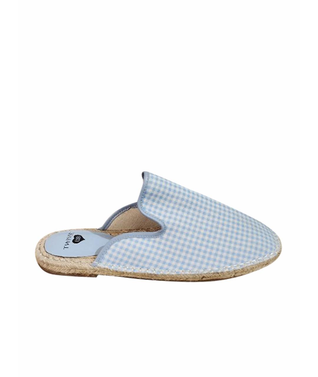 TWIN-SET Голубые текстильные эспадрильи, фото 1