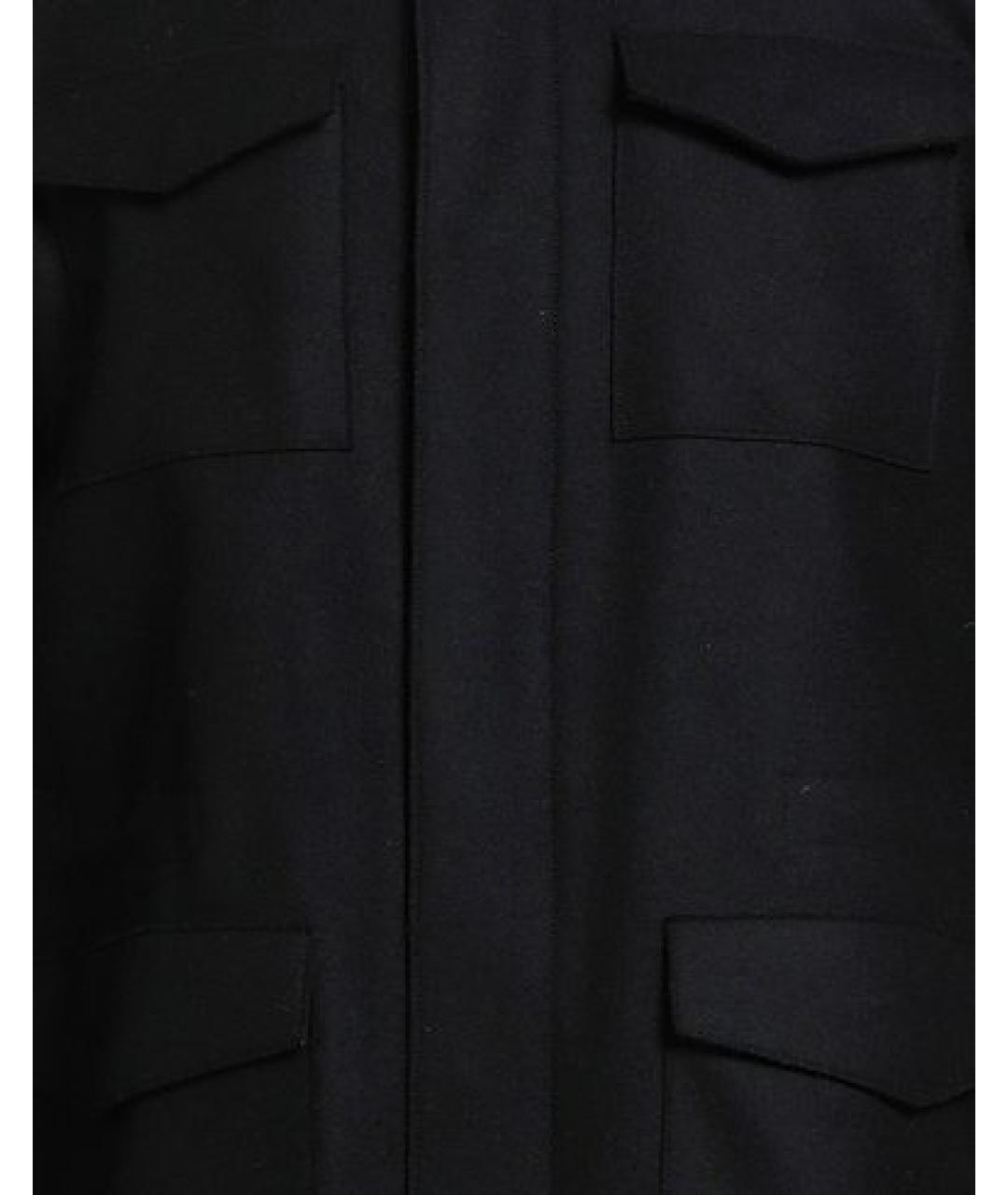 HERNO Черная шерстяная куртка, фото 4