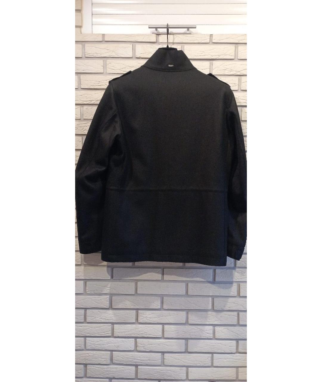 HERNO Черная шерстяная куртка, фото 3
