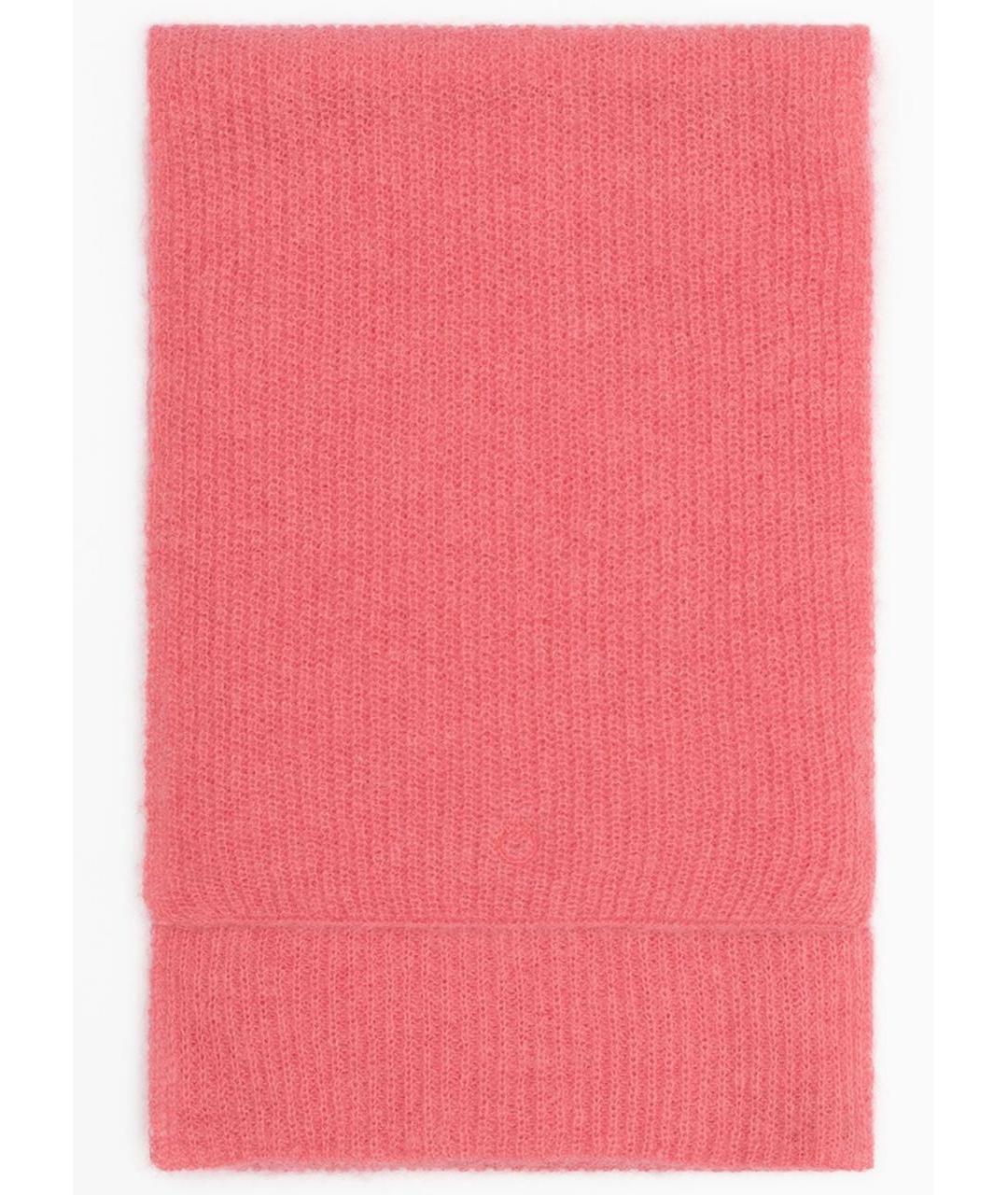 PINKO Розовый шерстяной шарф, фото 2