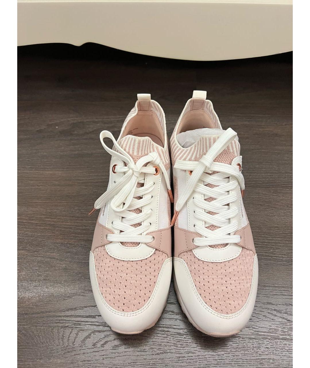 MICHAEL KORS Розовые текстильные кроссовки, фото 2